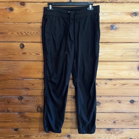 Standard James Perse Pant Size 1/Small Black Soft Drape Cotton Twill Utility - Picture 1 of 8